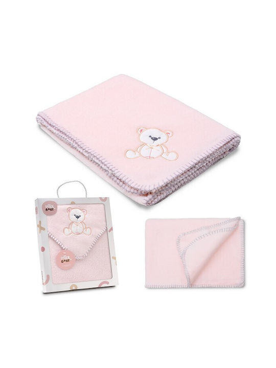 Interbaby Blanket Nursery Swaddling Blankets Pink 80x110cm
