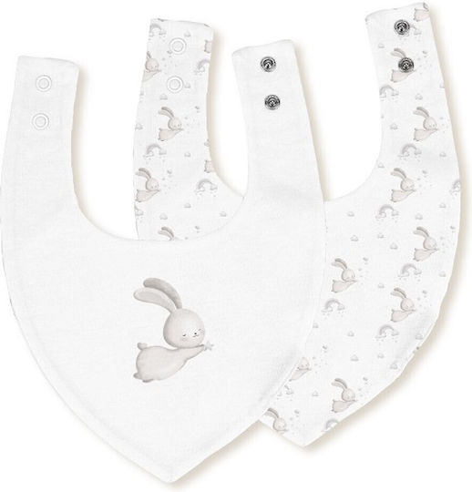 Interbaby Μπαντάνα Υφασμάτινη Grey 2τμχ
