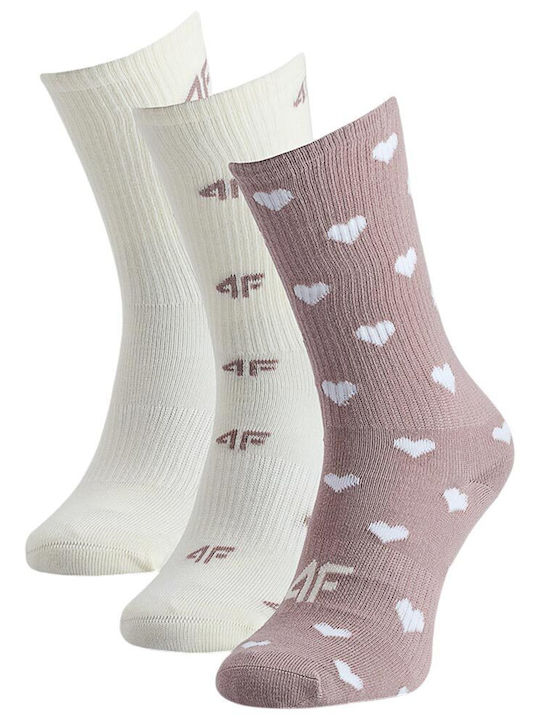 4F Kids' Socks Multicolored 3 Pairs