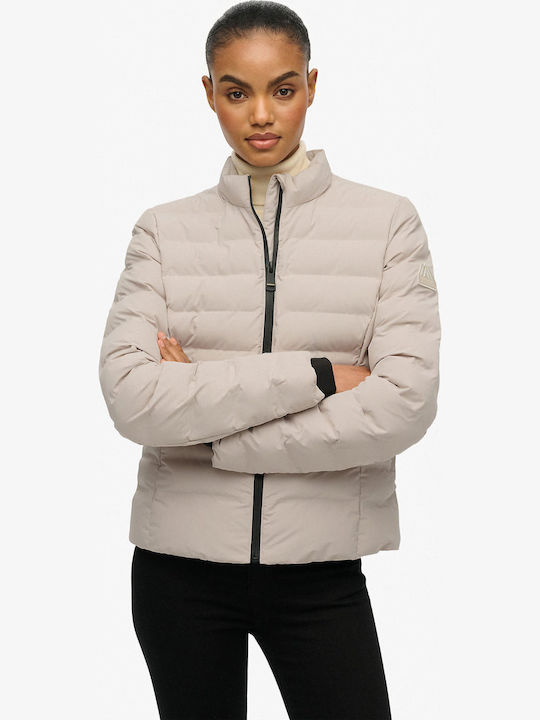 Fuji Women's Puffer Jacket for Winter Grey