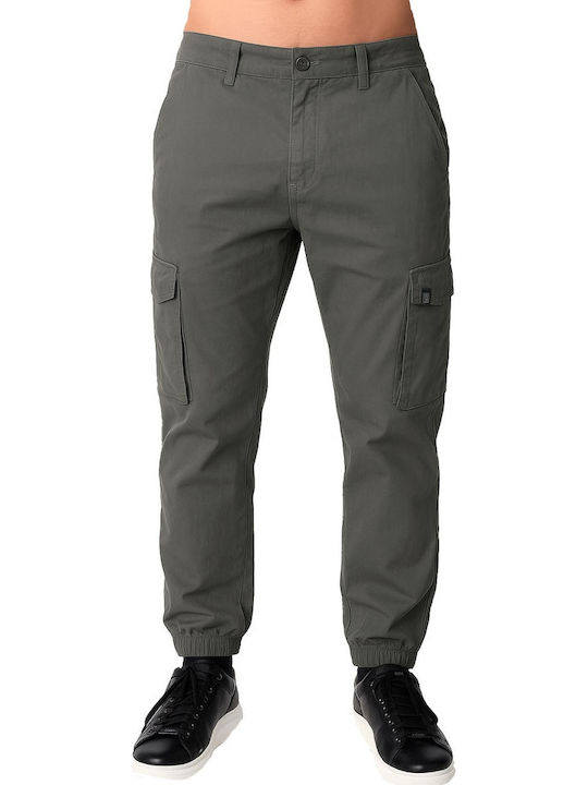 Paco & Co Trousers Cargo in Regular Fit Gray