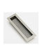 Convex Silver Recessed Door Flush Handle 150mm SDH-14737