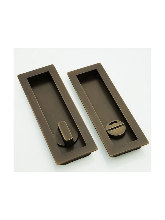 Convex Bronze Door Flush Handle 150mm SDH-14743