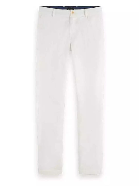Scotch & Soda Mott Παντελόνι Chino Ελαστικό Off...