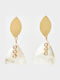 The Gem Stories Earrings made of Silver Gold Plated with Stones & Pearls
