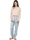 Harmony Damen Pyjama-Set Pink