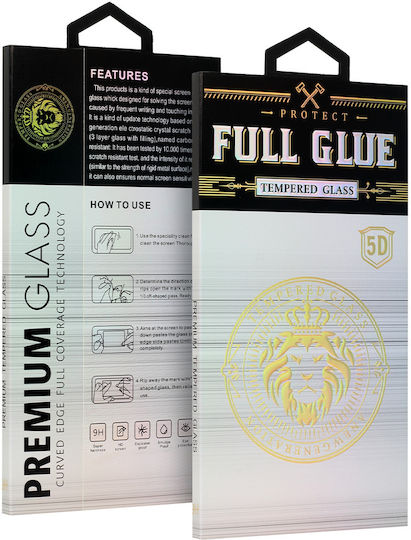 5D Full Glue Tempered Glass Μαύρο (Honor 200 Lite)