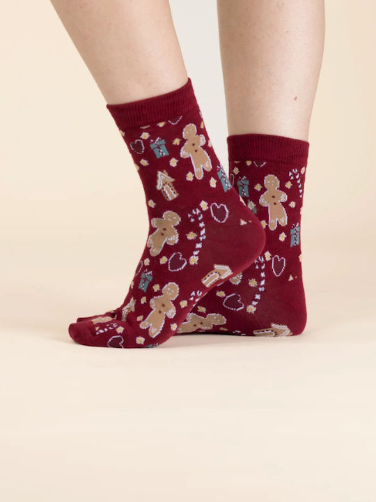 Noidinotte Socks Burgundy