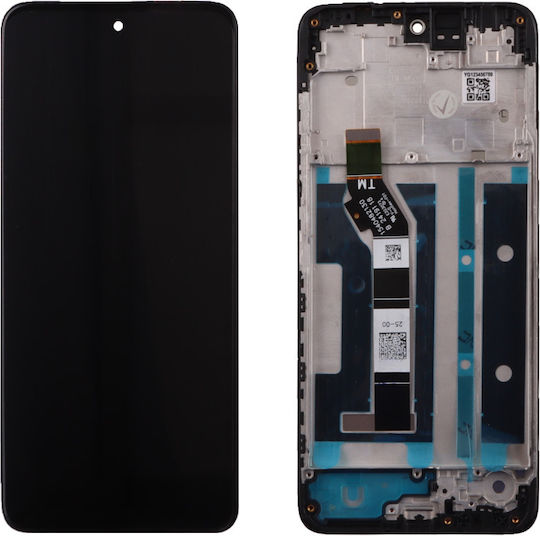 Screen with Touch Mechanism and Frame for MOTOROLA MOTO G15 (Black)