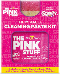 Pink Stuff Miracle Reinigungs Paste 850gr + Sqeezy Dual Küchenschwämme