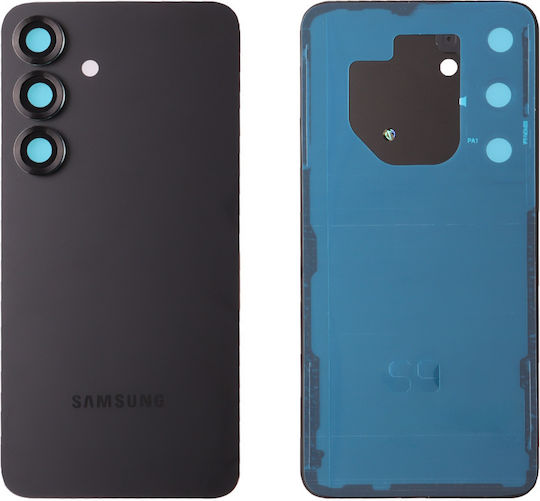 Samsung S25 5G S931 Battery Cover Lens And Waterproofing Adhesive Tape Black 3P