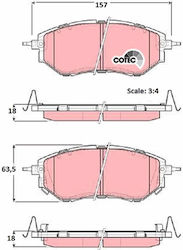 Trw Brake Pad Set Disc Brake Gdb3372 Trw Brake Pad Set Disc Brake Gdb3372