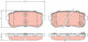 Trw Gdb3421 Brake Pad Set Disc Brake
