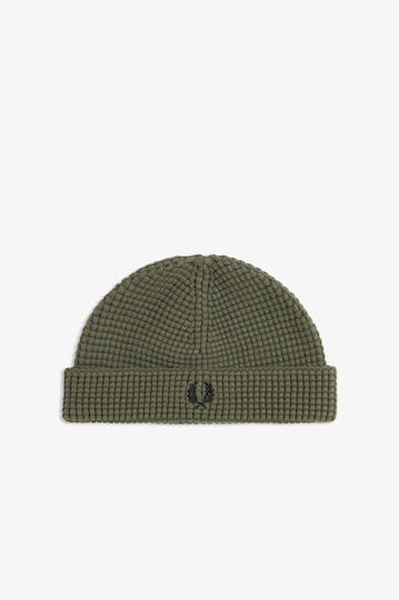 Beanie Männer Beanie Gestrickt in Khaki Farbe