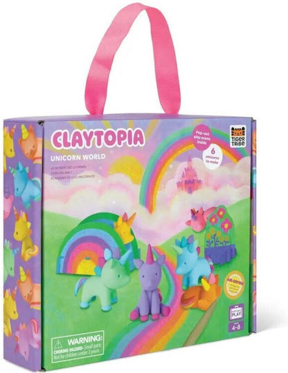 Σετ Δραστηριοτήτων Claytopia Unicorn World 20219 Tiger Tribe 9341736102523