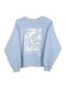 Long Women's Sweatshirt Blue