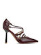 Patent Leather Burgundy Heels