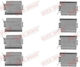 Комплект Аксесоари Спирачни Накладки Quick Brake 109-1820