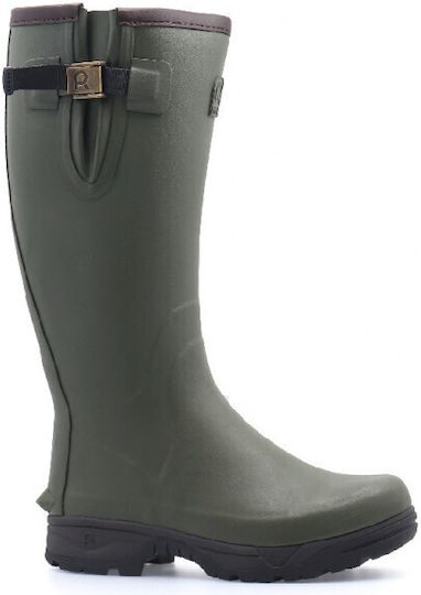 Rouchette Hunting Wellingtons in Khaki color KAL-763500_Χακί