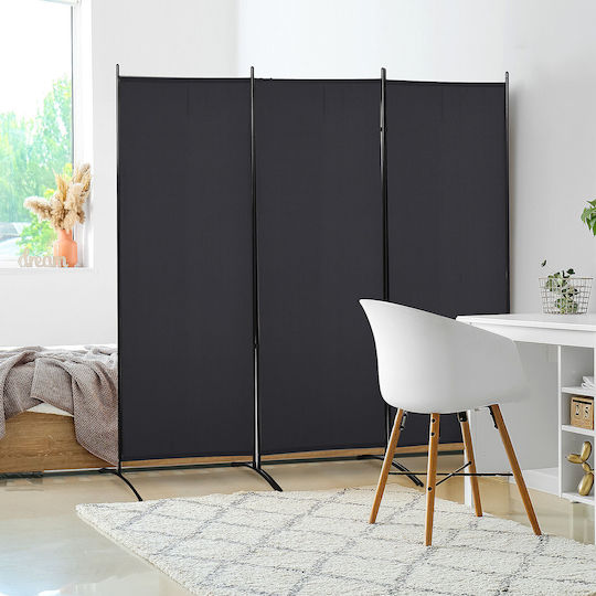 HomCom Decorative Room Divider Metal 253x182cm