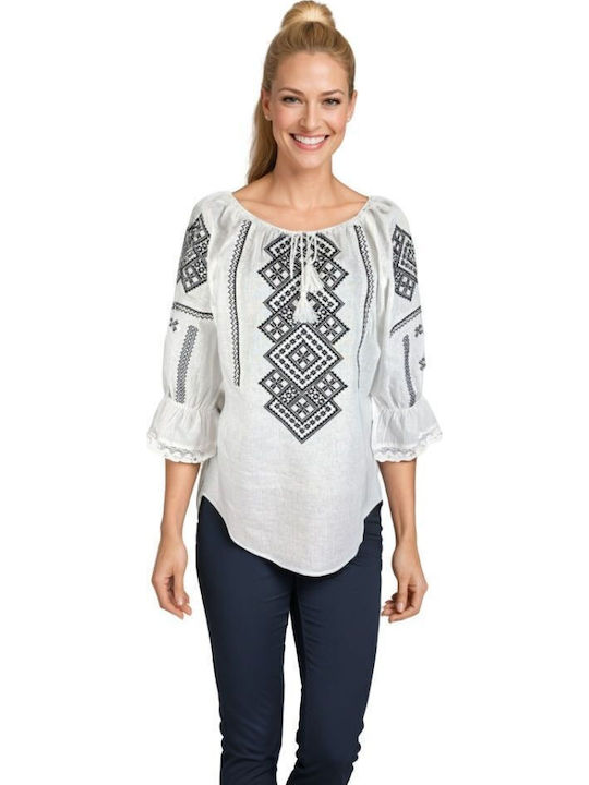 Rody s Forever Women's Blouse Cotton White