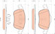 Trw Brake Pad Set Disc Brake Gdb1896