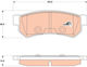 Trw Brake Pad Set Disc Brake Gdb4178