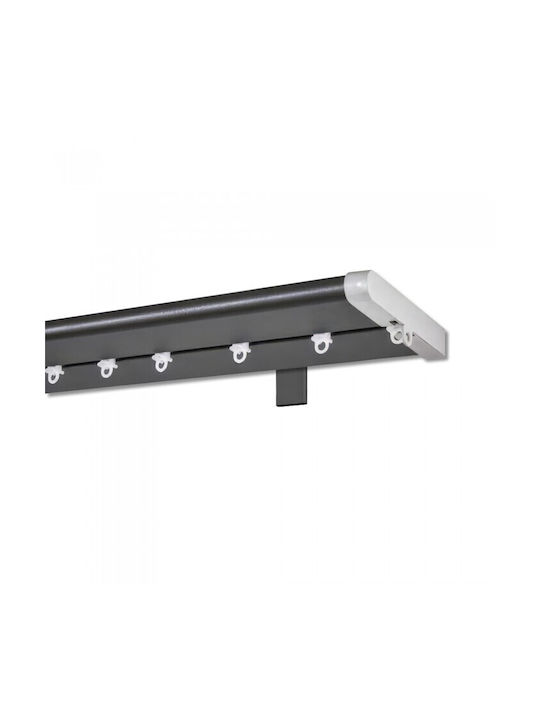 Anartisi Phantom One-Way Metallic Curtain Track...