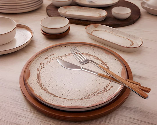 Kutahya Porselen White Porcelain Dinnerware Set 24pcs