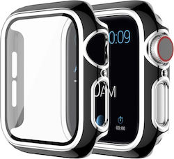 Enkay Carcasă de Plastic cu Sticlă în culoarea Negru pentru Apple Watch SE, SE2, SE3 - 44mm Enkay Carcasă de Plastic cu Sticlă în culoarea Negru pentru Apple Watch SE, SE2, SE3 - 44mm