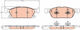 Trw Brake Pad Set Disc Brake Gdb2167