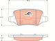 Trw Gdb1481 Brake Pad Set Disc Brake