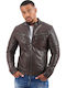 Bravo Leather Jacket Biker Brown