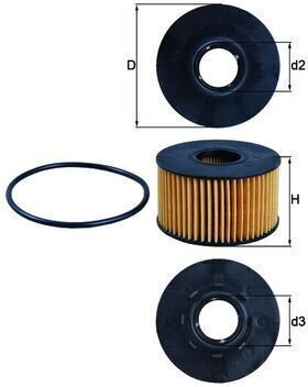 Mahle Ox 191d Ölfilter