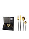 Galifas Cutlery Set Stainless Gold 24pcs