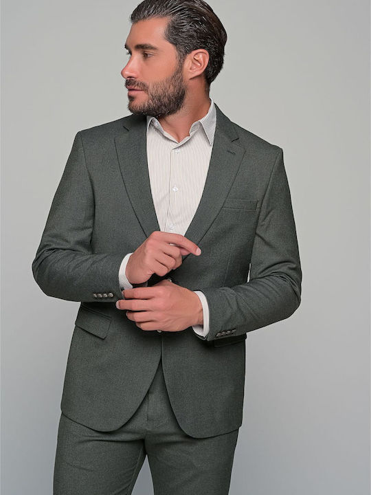 Ben Tailor Men's Suit Jacket Khaki