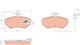 Trw Gdb1366 Bremsbelag Set Scheibenbremse