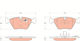 Trw Brake Pad Set Disc Brake Gdb1531