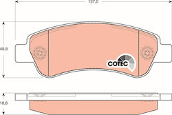 Trw Brake Pad Set Disc Brake Gdb1682 Trw Brake Pad Set Disc Brake Gdb1682