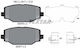 Textar 2537601 Brake Pad Set Disc Brake