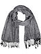 Akzent Damen Schal Gray