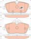 Trw Brake Pad Set Disc Brake Gdb1870