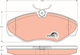 Trw Brake Pad Set Disc Brake Gdb1478