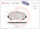 Brembo Комплект Спирачни Накладки Дискова Спирачка P 49 045