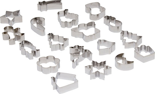 Weihnachtliche Keksausstecher Rostfreies Stahl Set 18Stücke F-v 204678