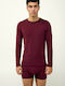 Herren Unterhemden Bordeaux 1Packung