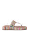 Women's Flat Sandals in White Color