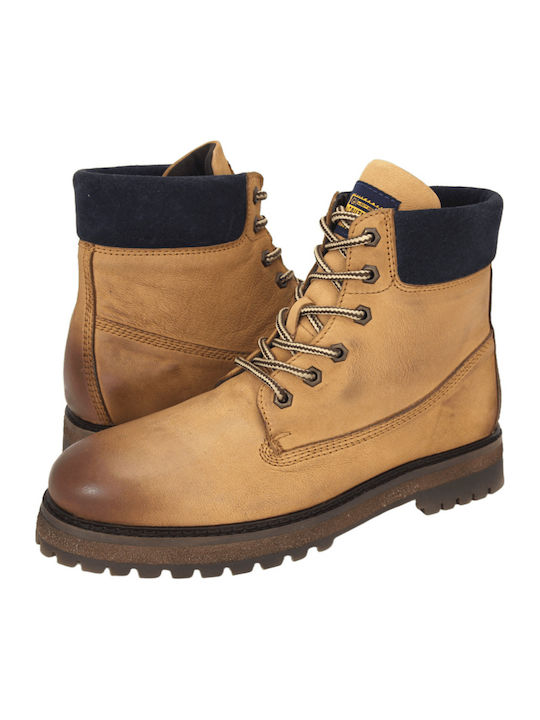 Leather Brown Men's Boots