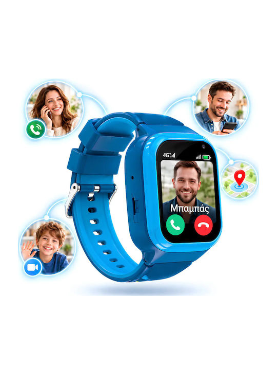 Zazu Fun Smart Watch 4G/GPS Tracking & Video Call Blue