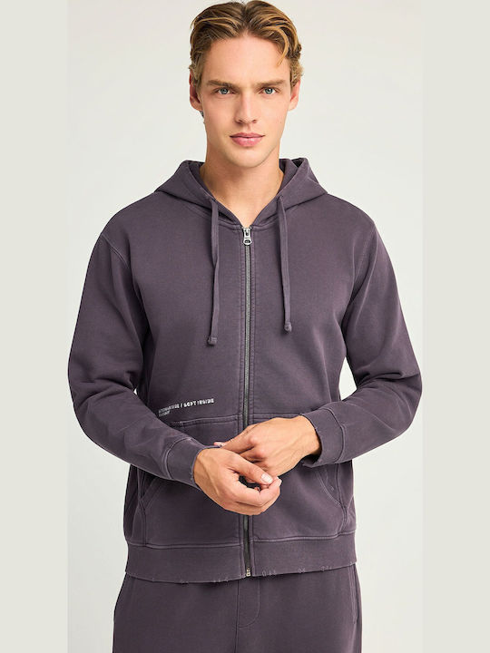 Sweatshirt mit Kapuze Lila